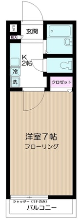 アンビシャス2の物件間取画像